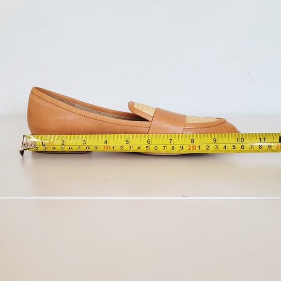 Retro Sportscrat - Vegetable Tanned Leather with Straw Detail Loafer - Size 38 - Picture 10 of 10